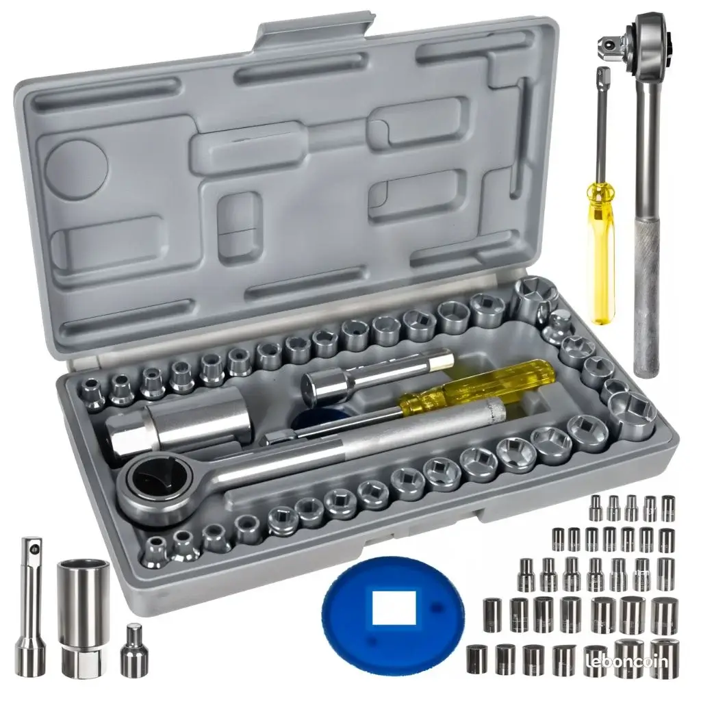 Caisse De 40 Clés À Douilles Mixtes 1/4″