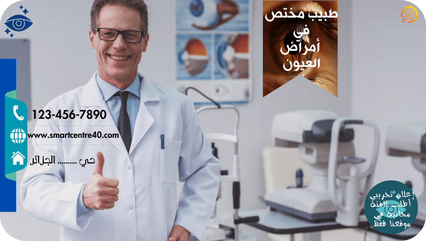 اختصاصي- جراحة العيون-اعلان تجريبي