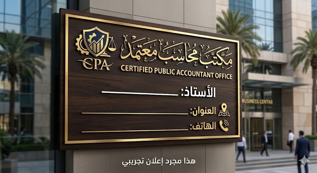 مكتب محاسبة (إعلان تجريبي)